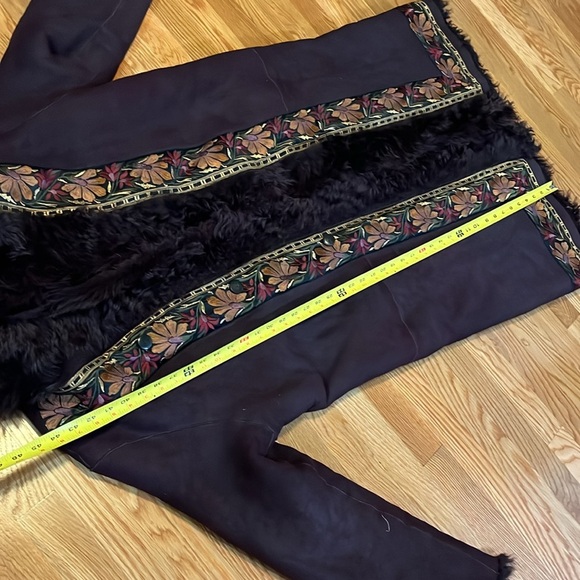 Free People x Nigel Preston Embroidered Shawl Coat Size Large NWT - Picture 8 of 16